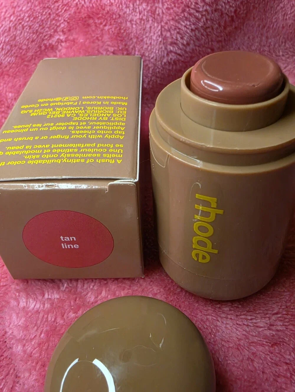 Rhode Pocket Blush In Tan Line